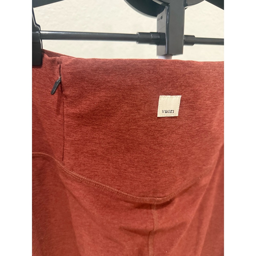 Vuori Clean Elevation Leggings Women's L Rose Heather High Rise‎ Active Yoga - Picture 4 of 5